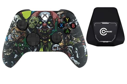 حزمة وحدة التحكم ووحدة التحكم المخصصة - تتضمن وحدة تحكم لاسلكية مخصصة لأجهزة Xbox Series X/S وXbox One والكمبيوتر الشخصي وحامل وحدة التحكم in Kuwait