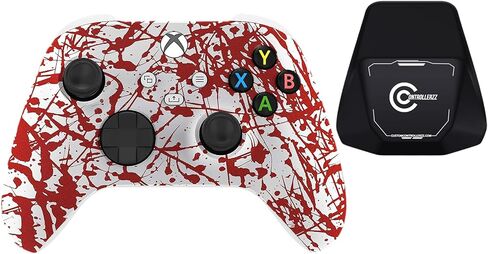 حزمة وحدة التحكم ووحدة التحكم المخصصة - تتضمن وحدة تحكم لاسلكية مخصصة لأجهزة Xbox Series X/S وXbox One والكمبيوتر الشخصي وحامل وحدة التحكم in Saudi Arabia