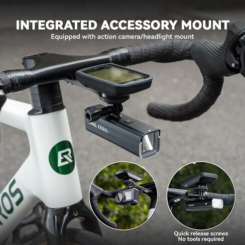 ROCKBROS Bike Computer Mount Out-Front Compatible with Mainstream Watch Tables，Equipped with Multiple Types of Bases in Saudi Arabia