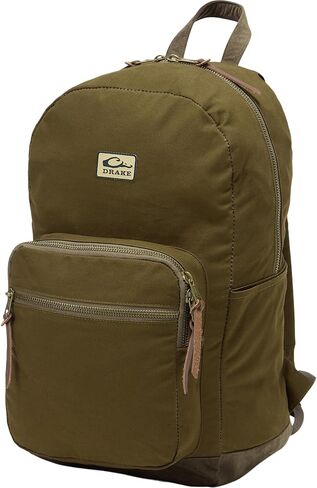 Drake Waterfowl Limited Edition Throwback 80 Backpack with 25L Capacity, Rugged Canvas, Suede Bottom, and Antique Metal Hardware in Saudi Arabia