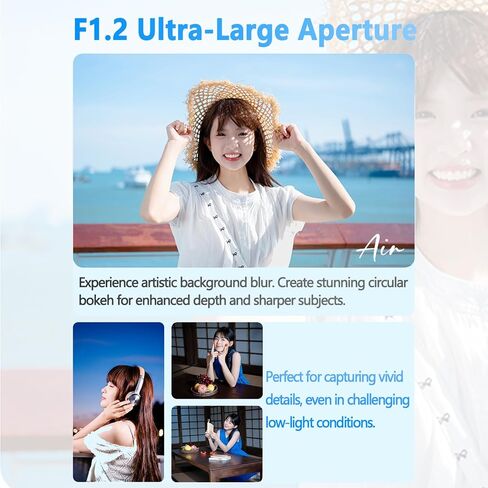 VILTROX AF 35mm F1.7 Air STM APS-C عدسة التركيز التلقائي لكاميرا X-Mount X-T30 X-T30II X-E2S X-E3 X-E4 X-E5 X-H2S X-T5 X-S20 X-T50 X-M5 X-S10 X-Pro2 X-Pro3 in Kuwait