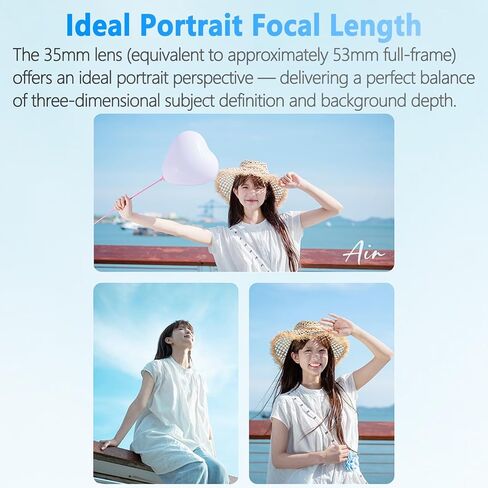 VILTROX AF 35mm F1.7 Air STM APS-C عدسة التركيز التلقائي لكاميرا X-Mount X-T30 X-T30II X-E2S X-E3 X-E4 X-E5 X-H2S X-T5 X-S20 X-T50 X-M5 X-S10 X-Pro2 X-Pro3 in Kuwait