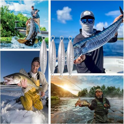 10 قطع من أوزان الصيد، غسالات الطوربيد المضمنة، مجموعة أوزان الصيد، أوزان الصيد، أوزان الصيد في المياه المالحة، أوزان حلقة مزدوجة - 1 أونصة (30 جم) in Kuwait