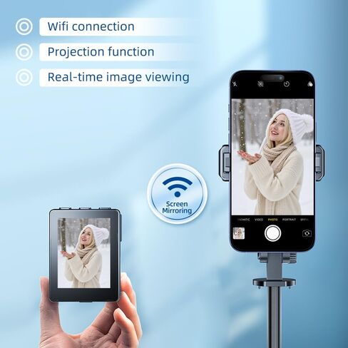 Flymoon Selfie Stick for iPhone with Remote Control, Detachable Live Screen - 68" Extendable Aluminum Phone Tripod Stand, 360° Rotation for Vlog, Live Streaming, iPhone & Android in Saudi Arabia