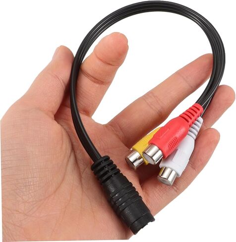Pin S Video to Replacement Video Adapter Cable for Tv Projector Laptop Durable Easy to Connect Reliable Design for Long Term Use in Saudi Arabia