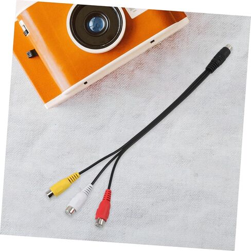 Pin S Video to Replacement Video Adapter Cable for Tv Projector Laptop Durable Easy to Connect Reliable Design for Long Term Use in Saudi Arabia