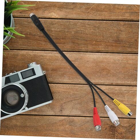 Pin S Video to Replacement Video Adapter Cable for Tv Projector Laptop Durable Easy to Connect Reliable Design for Long Term Use in Saudi Arabia