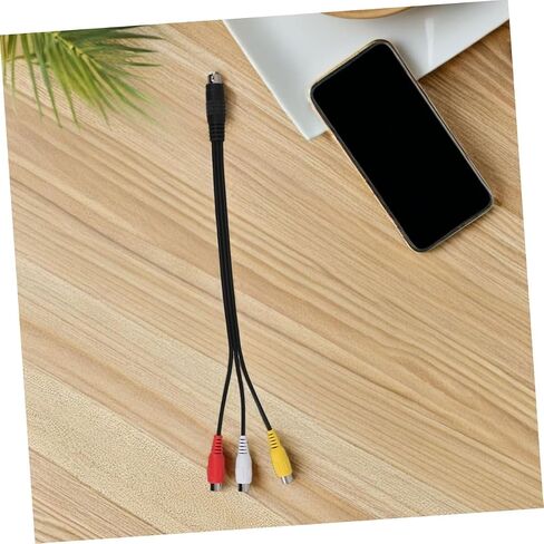 TEHAUX 2Pcs Pin Video to Video Adapter Cables for Tv Projector and Monitor Easy Design High Definition Video Transmission Versatile Connectivity Quick in Saudi Arabia