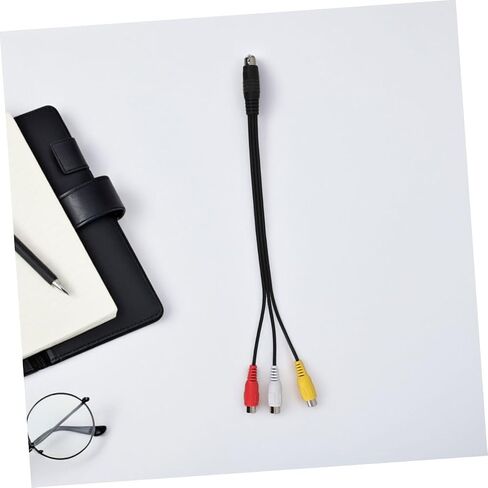 TEHAUX 2Pcs Pin Video to Video Adapter Cables for Tv Projector and Monitor Easy Design High Definition Video Transmission Versatile Connectivity Quick in Saudi Arabia