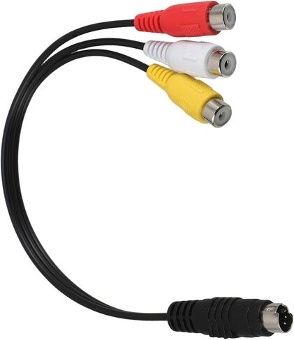 NUOBESTY Pin S Video to Adapter Cable for Tv and Projector Durable Video Transfer Cable for Laptops Monitors and Audio Visual Devices Versatile and Easy Connection in Saudi Arabia