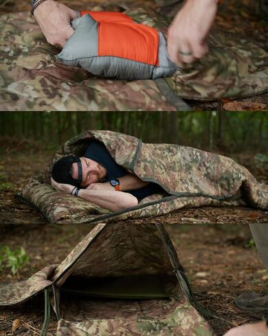 Lite Sleeper The Mulitpurpose Field Blanket - The Only Woobie You'll Ever Need (Jungle Tiger Stripe) in Saudi Arabia