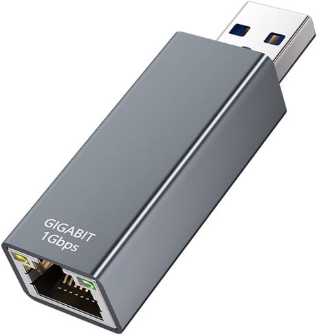 USB 3.0 to Gigabit Ethernet Adapter USB to RJ45 Ethernet Adapter Applicable to Laptops and Desktop Computers in Saudi Arabia