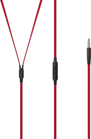 Beats By Dr. Dre UrBeats3 Wired In-Ear Headphones w/ 3.5mm Plug - Black / Red (Renewed) in Saudi Arabia