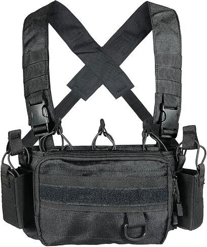 Tactical Mag Admin Pouch,Utility Tool Pouch Medical EDC EMT Bag Lightweight Chest Rig with Mag Pouch in Saudi Arabia