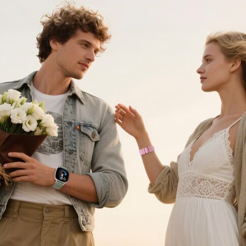 18 حزمة من الأربطة المرنة مع حقيبة تخزين متوافقة مع Fitbit Versa 3/Versa 4/Fitbit Sense/Sense 2، حزام بديل رياضي من النايلون القابل للتمدد للنساء والرجال in Kuwait