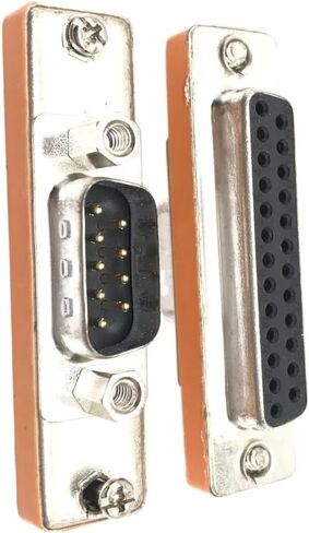 Mi ni DB25 to DB9 Adapter, M/F Serial at Modem mi ni Adapter Gender Changer Coupler RS-232(9 Male to 25 Female) in Saudi Arabia