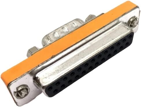 Mi ni DB25 to DB9 Adapter, M/F Serial at Modem mi ni Adapter Gender Changer Coupler RS-232(9 Male to 25 Female) in Saudi Arabia