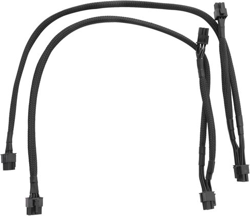 Classic-2Pack 8 PIN إلى 8 Pin 6 PIN PCIE V/GA ​​كابل إمداد الطاقة لـ E/VGA G2 G3 G5 P2 T2 GS G + 650 750 850 1000 in Saudi Arabia
