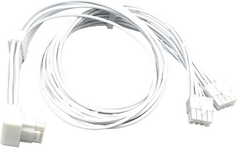 كابل نمط مضفر 16AWG لـ TY>pe 4 Modular PCIe 5.0 12VHPWR PSU كابل الطاقة 8pin إلى 16pin(16p UP Bend) in Saudi Arabia