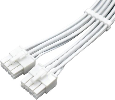 كابل نمط مضفر 16AWG لـ TY>pe 4 Modular PCIe 5.0 12VHPWR PSU كابل الطاقة 8pin إلى 16pin(16p UP Bend) in Saudi Arabia