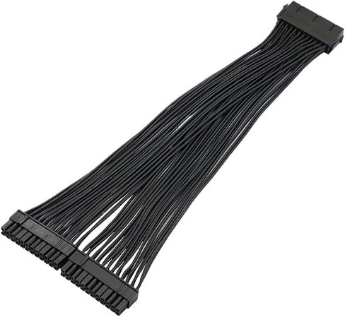 PSU Power Supply 24 Pin ATX Motherboard Splitter Cable ATX Motherboard Extension Cable PSU Female to Male Y Adapter Cable(1PCS) in Saudi Arabia