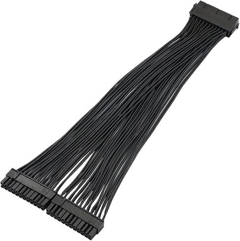 PSU Power Supply 24 Pin ATX Motherboard Splitter Cable ATX Motherboard Extension Cable PSU Female to Male Y Adapter Cable(1PCS) in Saudi Arabia