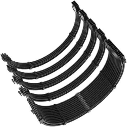 مجموعة موسع كابل الطاقة المضفرة U13B ATX24Pin // PCIE 8Pin CPU 8Pin مع أمشاط in Saudi Arabia