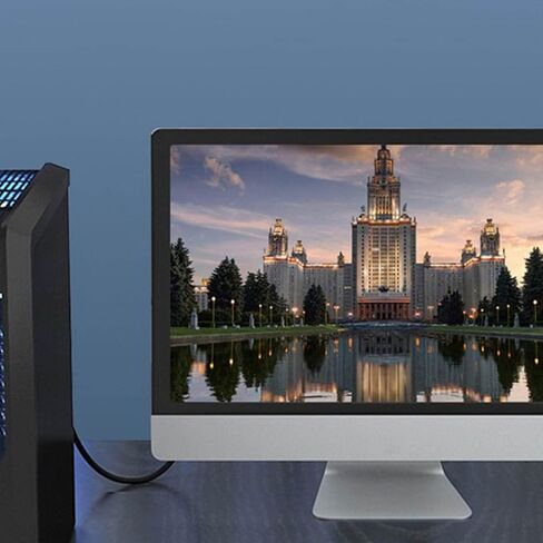كابل محول CHICIRIS فعال من DP إلى VGA، غمد PVC، خالٍ من الأكسجين، نحاسي عالي ناقل الحركة DisplayPort إلى كابل VGA للعروض التقديمية المكتبية 1.8 متر in Saudi Arabia