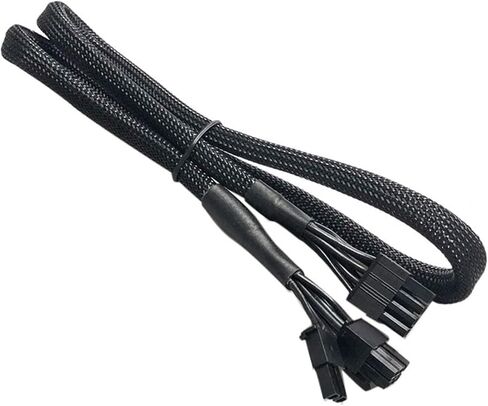 EDT-5X 8 PIN to 8 Pin (6+2) PCIE V/GA Supply Cable Flex for E/VGA 650 750 850 1000 1600 2000 G2 G3 P2 T2 GS in Saudi Arabia