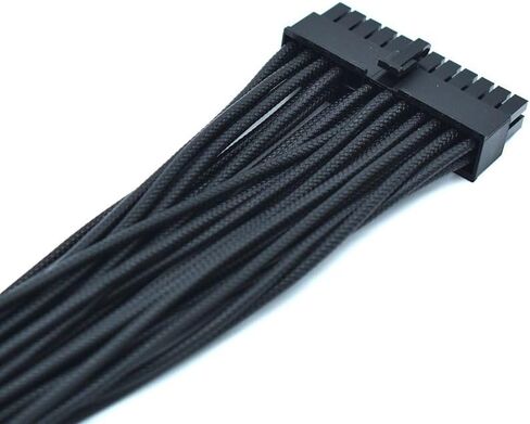 16AWG Individual Black Braided Pattern Cable 18 Pin+10 Pin to 24 Pin ATX PSU Power Modular for TY>pe 4 RM1000X RMi SF750A(White) in Saudi Arabia