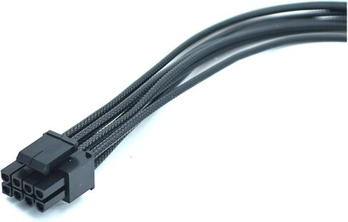 40 سم 16AWG PSU ATX CPU 8 Pin Male to CPU 8(4+4) Pin كابل الطاقة لـ Type4 RM850 RM750x RM850x SF750 HX850 بلاتينيوم (أسود) in Saudi Arabia
