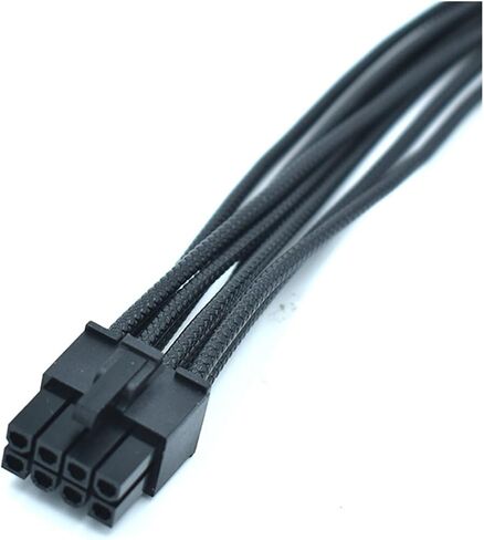 40 سم 16AWG PSU ATX CPU 8 Pin Male to CPU 8(4+4) Pin كابل الطاقة لـ Type4 RM850 RM750x RM850x SF750 HX850 بلاتينيوم (أسود) in Saudi Arabia