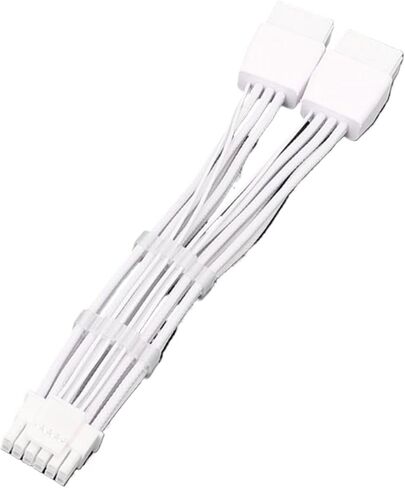 PCIe5.0 12VHPWR GPU Cable 2x8PIN to 16PIN GPU Extension Cord for Modern Graphics Cards with Textured Aesthetics in Saudi Arabia