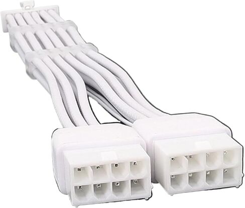 PCIe5.0 12VHPWR GPU Cable 2x8PIN to 16PIN GPU Extension Cord for Modern Graphics Cards with Textured Aesthetics in Saudi Arabia
