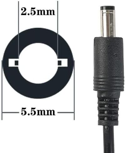 24V 3A Power Supply 72W AC Adapter Power Cord 100-240V 50-60Hz to DC 24 Volt 3 Amp Transformer 2A 1A Converter with 5.5x2.1mm DC Barrel for LED Strip Module Light, CCTV Camera System in Saudi Arabia