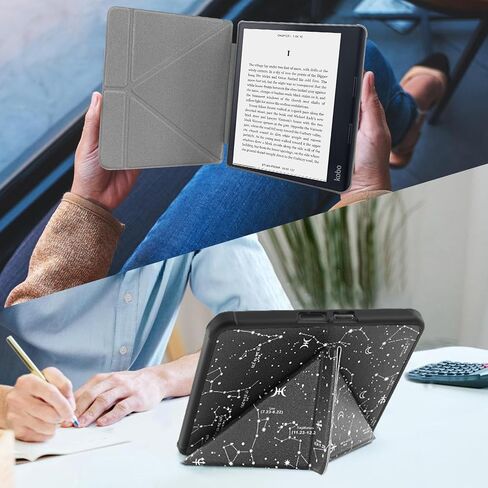 Case Compatible with 8" Kobo Forma(Model N782, 2018 Release Version), Includes a Screen Protector - Premium PU Leather Cover with Auto Sleep/Wake in Saudi Arabia