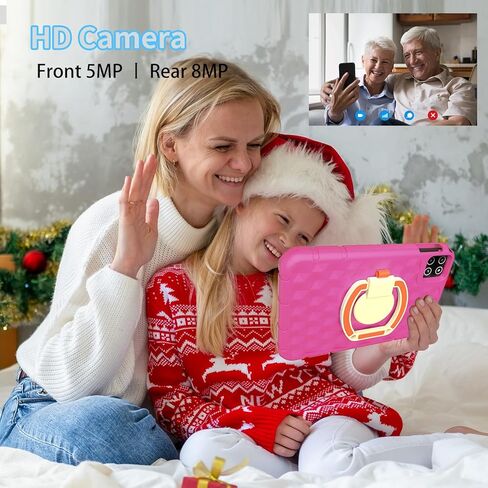 تابلت للأطفال مقاس 10 بوصة وسعة 128 جيجابايت، نظام تشغيل Android 15 للأطفال - مراقبة أبوية، ذاكرة وصول عشوائي 6 جيجابايت، وحدة معالجة مركزية 8 النواة، شاشة لمس عالية الدقة، واي فاي، بطارية كبيرة، مع حافظة متضمنة باللون الأزرق in Kuwait