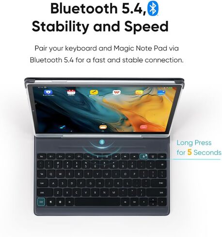 XPPen 3 in 1 Color Digital Notebook 10.95'' Paper Note Taking Tablet with 16384 Pressure Levels & XPPen Folio Keyboard for Magic Note Pad ACK09 Shortcut Keyboard Protector Case Stand in Saudi Arabia