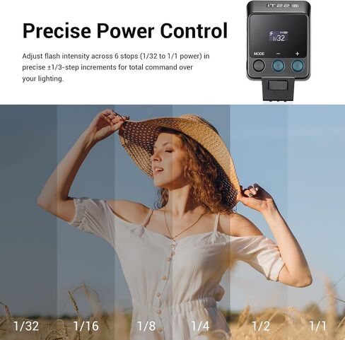 فلاش كاميرا Godox iT22-S Mini TTL أسود لكاميرا سوني - تمت ترقيته من iM22، وضع TTL الجديد والملحقات المغناطيسية، وزن 52 جرام، 700+ ومضة، إعادة التدوير 1.5 ثانية، شحن USB-C in Saudi Arabia