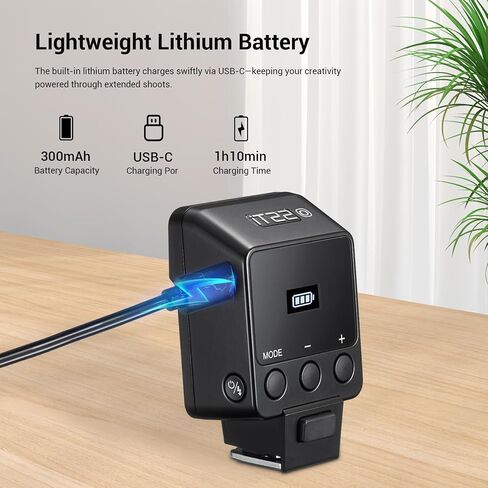 فلاش كاميرا Godox iT22-S Mini TTL أسود لكاميرا سوني - تمت ترقيته من iM22، وضع TTL الجديد والملحقات المغناطيسية، وزن 52 جرام، 700+ ومضة، إعادة التدوير 1.5 ثانية، شحن USB-C in Saudi Arabia