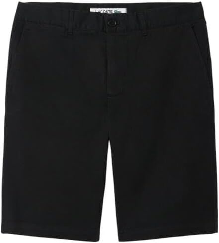 Lacoste Men's Slim Fit Stretch Cotton Bermuda Shorts ، Blue Navy Blue ، 34 in Saudi Arabia