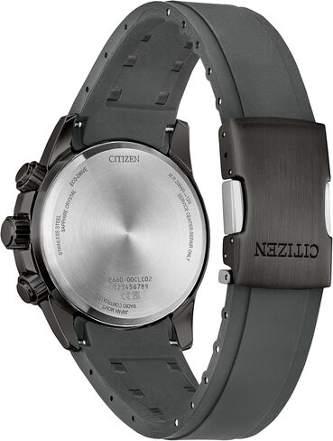 Citizen Men's Eco-Drive Sport Luxury PCAT Watch, Stainless Steel & Polyurethane Strap, Chronograph, Atomic Timekeeping (Model: CB5970-02H) in Saudi Arabia