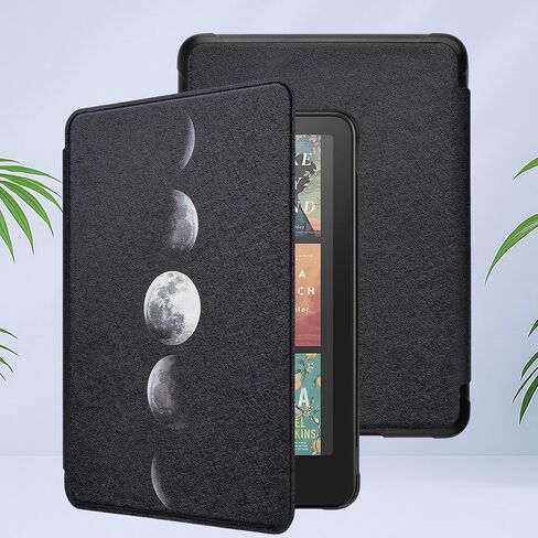 Case for 7" All-New Kindle Paperwhite 12th Gen 2024 and Kindle Colorsoft Signature Edition, Premium PU Leather Protective Cover with Auto Wake/Sleep in Saudi Arabia