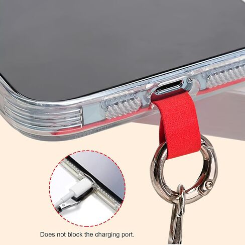Universal Nylon Crossbody Phone Lanyard with Patch Holder, Adjustable Hands-Free Neck Strap for Smartphones in Saudi Arabia