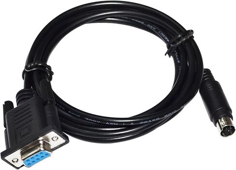 D-SUB 9 PIN DB9 أنثى إلى MINI DIN 6PIN MD6 ذكر محول برمجة QC30R2 كابل لسلسلة Q إلى الكمبيوتر الشخصي (3 أمتار) in Kuwait