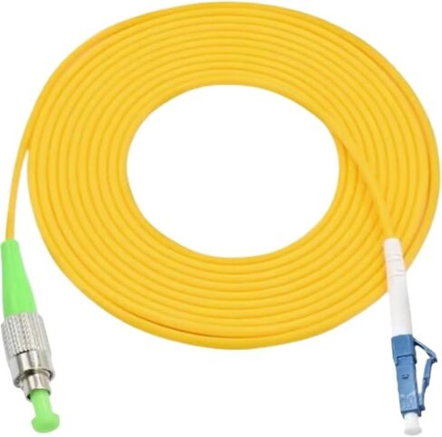 Telegram Grade Fiber Optic Patch Cord SC/APC LC-FC-ST UPC Singlemode Simplex Optical Wire Jumper Cable 3/5/10/20M Pigtail(SC APC to SC UPC,1.5m) in Saudi Arabia