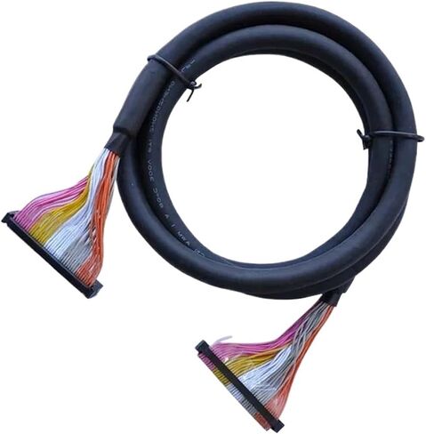 IDC40P Bullhorn Terminal Block Wiring Connection Cable XW2Z-C50K XW2Z-100K XW2Z-150K XW2Z-200K XW2Z-300K XW2Z-500K(1M,Crimping Process) in Saudi Arabia