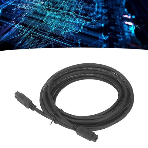كابل 4.5M IEEE 1394b FireWire 800 9 Pin Male إلى 9 Pin Male 800Mbps لنقل البيانات للكاميرات الرقمية والطابعات والماسحات الضوئية وواجهات الصوت in Kuwait