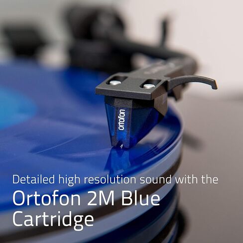 Fluance Reference RT85 قرص دوار من الفينيل عالي الدقة مع PA10 Phono Preamp ومكبرات صوت على رف الكتب مقاس 5 بوصات تعمل بالطاقة Ai41، خرطوشة Ortofon 2M الزرقاء، مضخم صوت فئة D 90 وات، بلوتوث (جوز طبيعي) in Kuwait