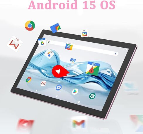 تابلت COOPERS Android 15، 10 بوصة، ذاكرة وصول عشوائي 12 جيجابايت + ذاكرة تخزين داخلية 64 جيجابايت بحد أقصى 1 تيرابايت، معالج رباعي النواة 1.8 جيجا هرتز، 5G WiFi6، كاميرا مزدوجة بطارية 6000 مللي أمبير في الساعة، 2 في 1 أجهزة لوحية مع قلم لوحة مفاتيح وماوس، in Kuwait
